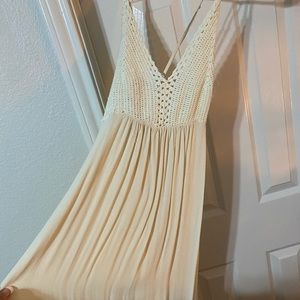 Crochet maxi dress